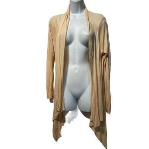 kerisma peach open front fly away lyocell cardigan Size M